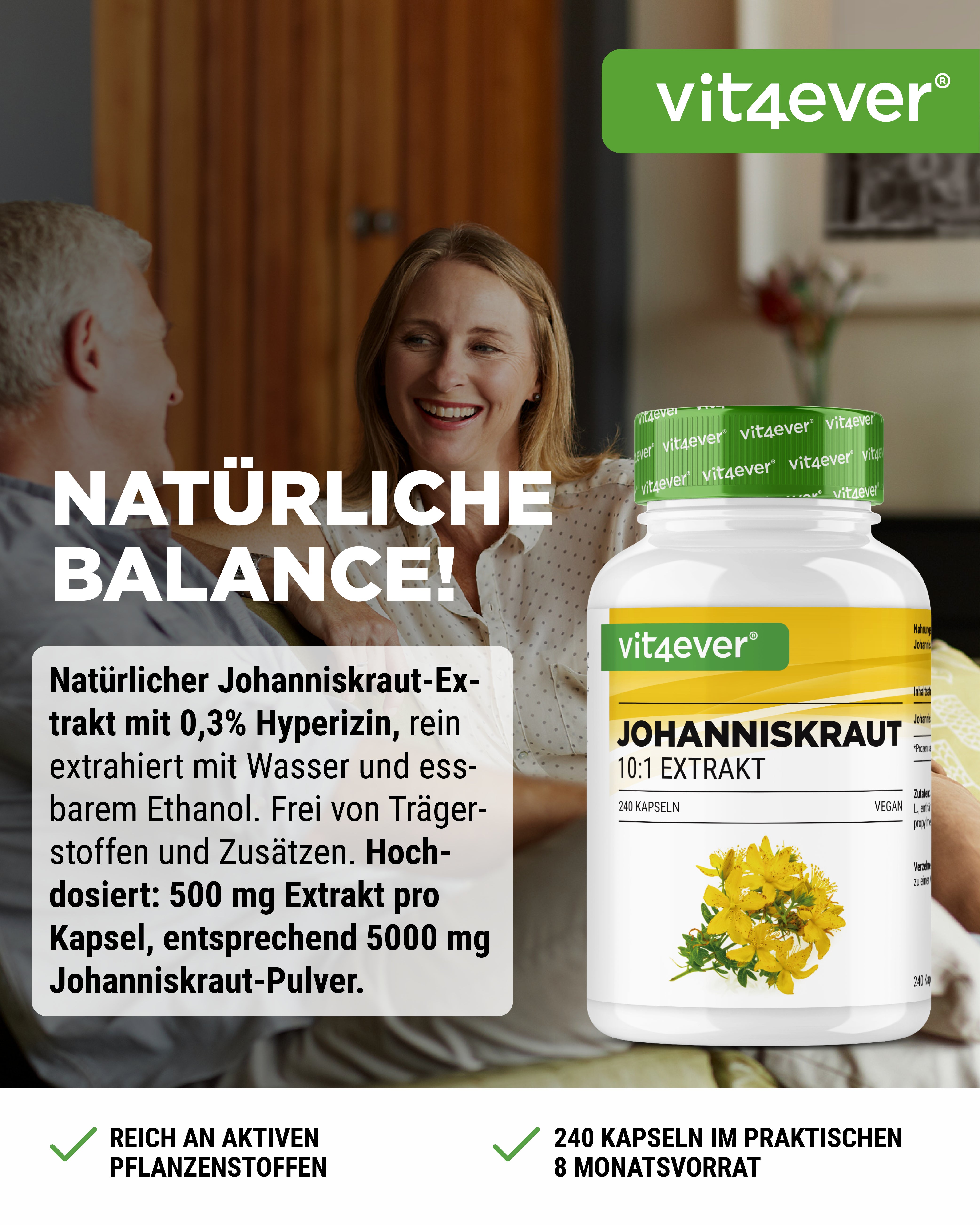 Sint-Janskruid - 500 mg