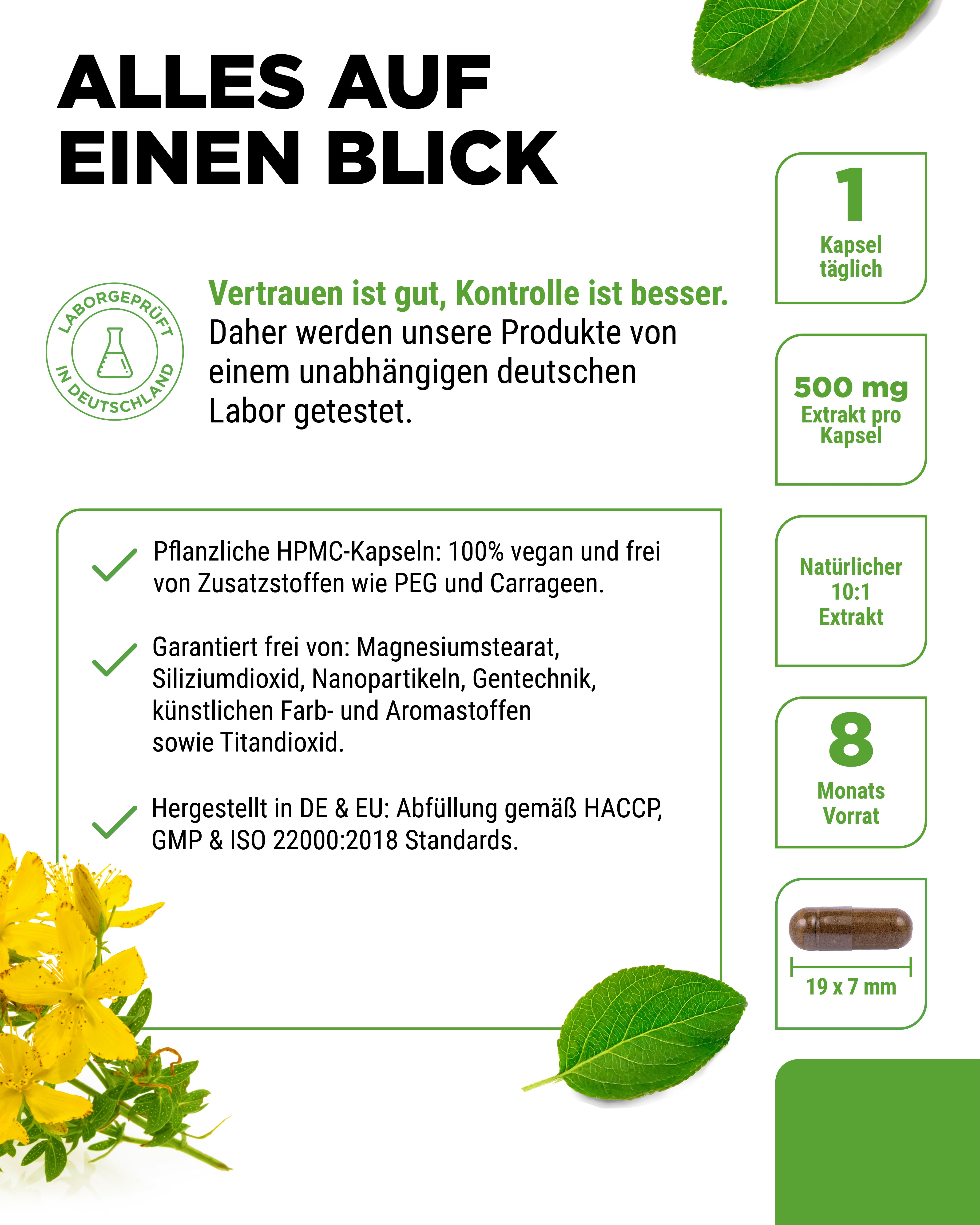 Johanniskraut - 500 mg