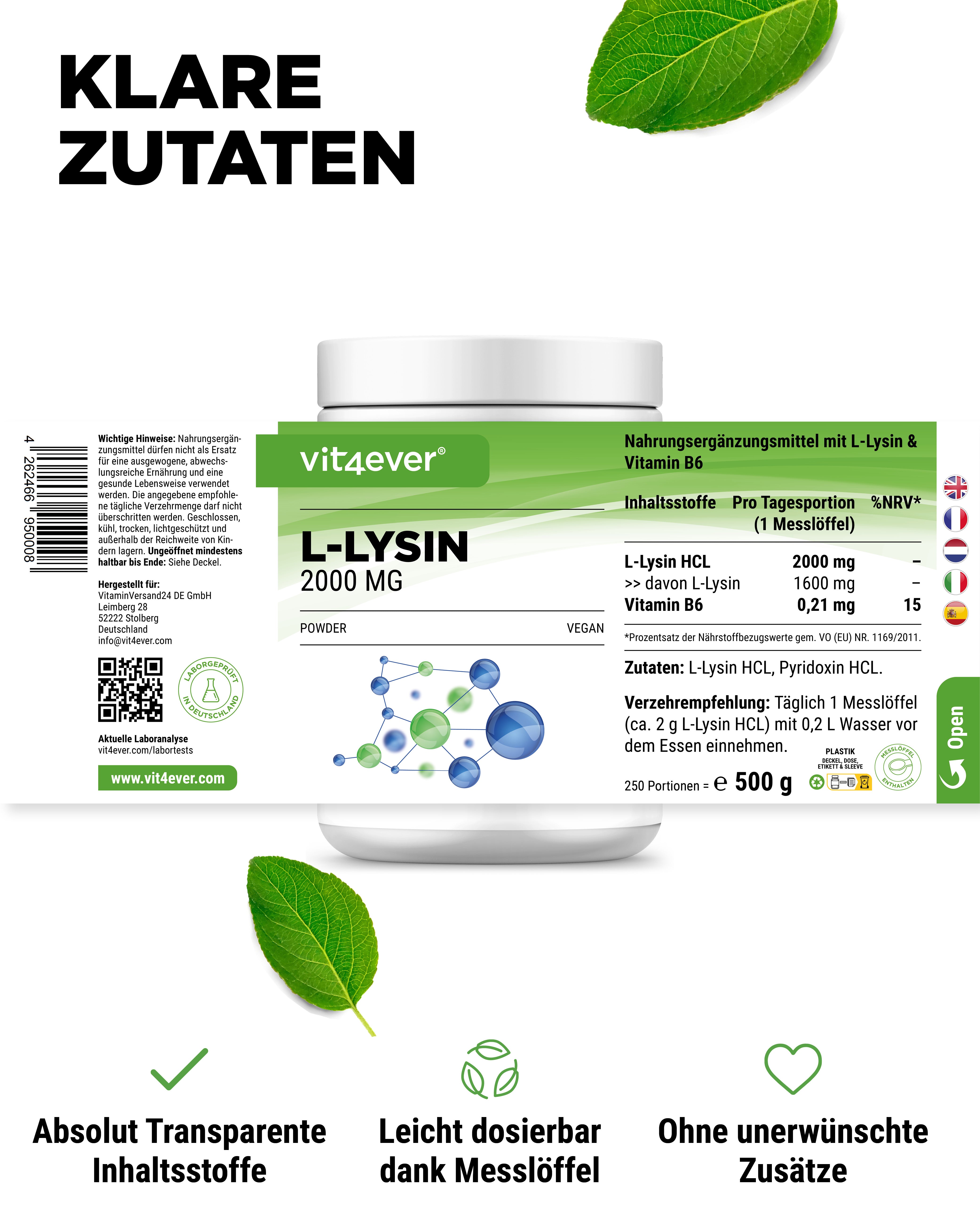 L-Lysine HCL Powder