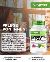 Mariendistel Artischocken Löwenzahn Komplex - 365 Kapseln