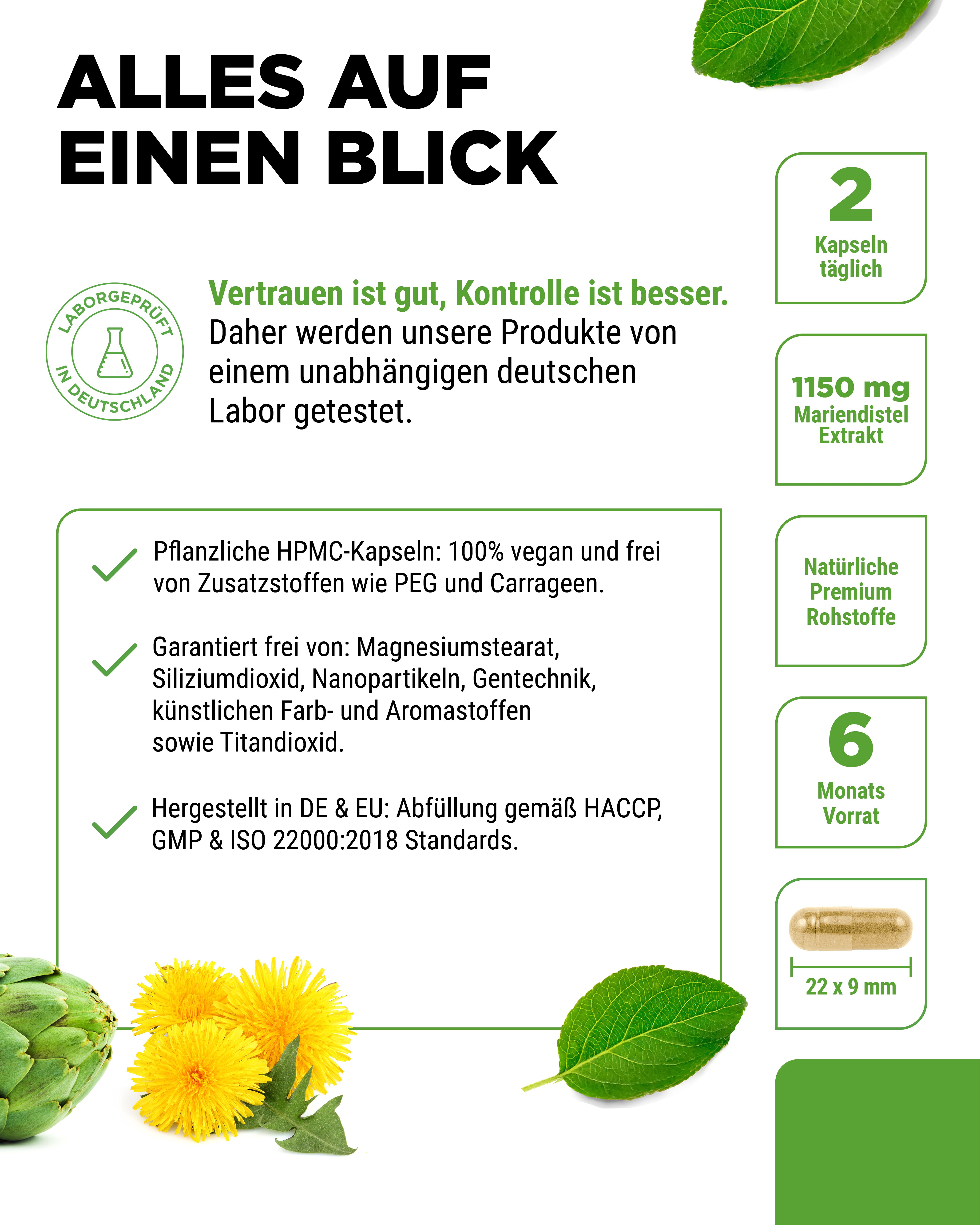 Milk Thistle Artichoke Dandelion Complex - 365 Capsules