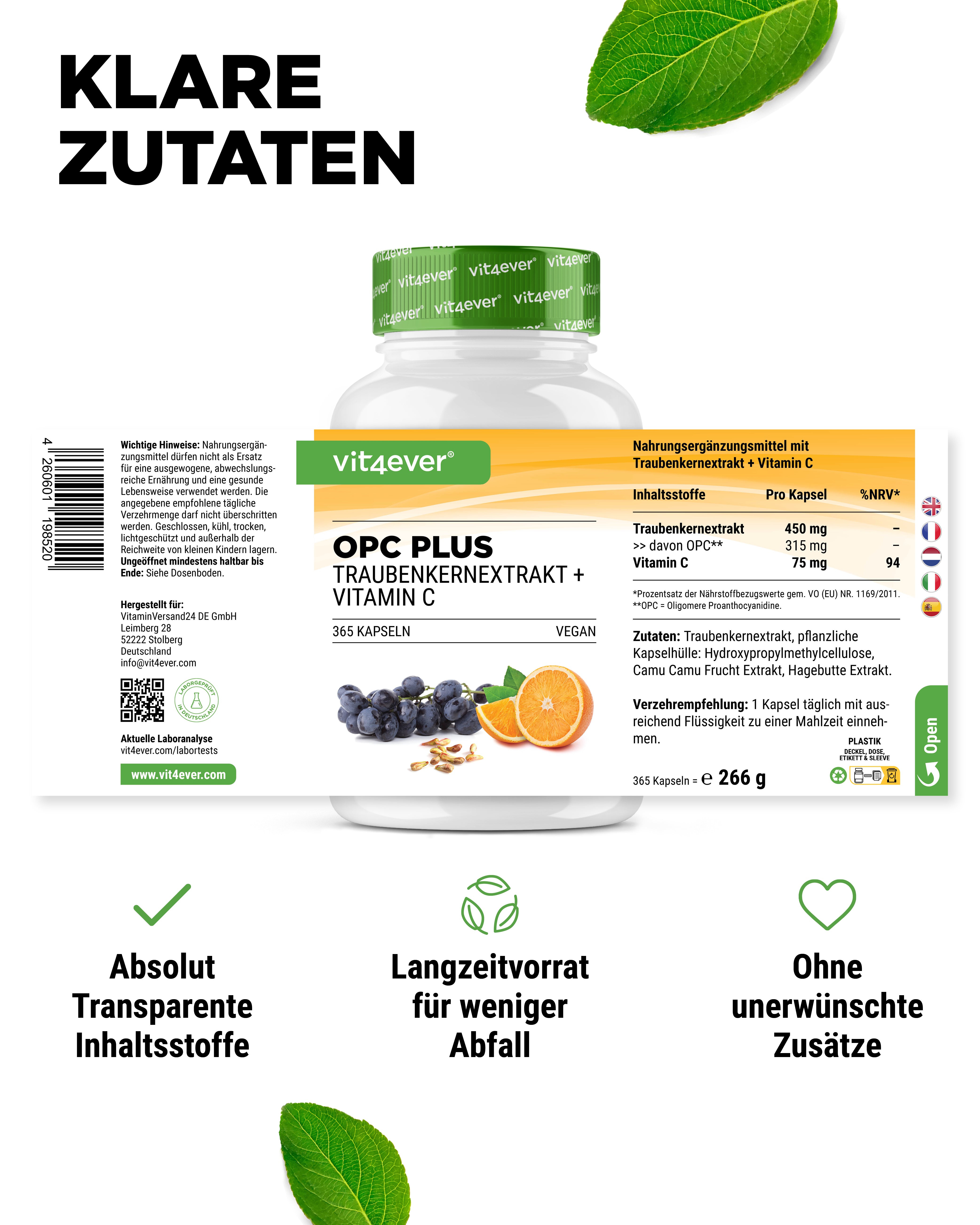 OPC mit Vitamin C