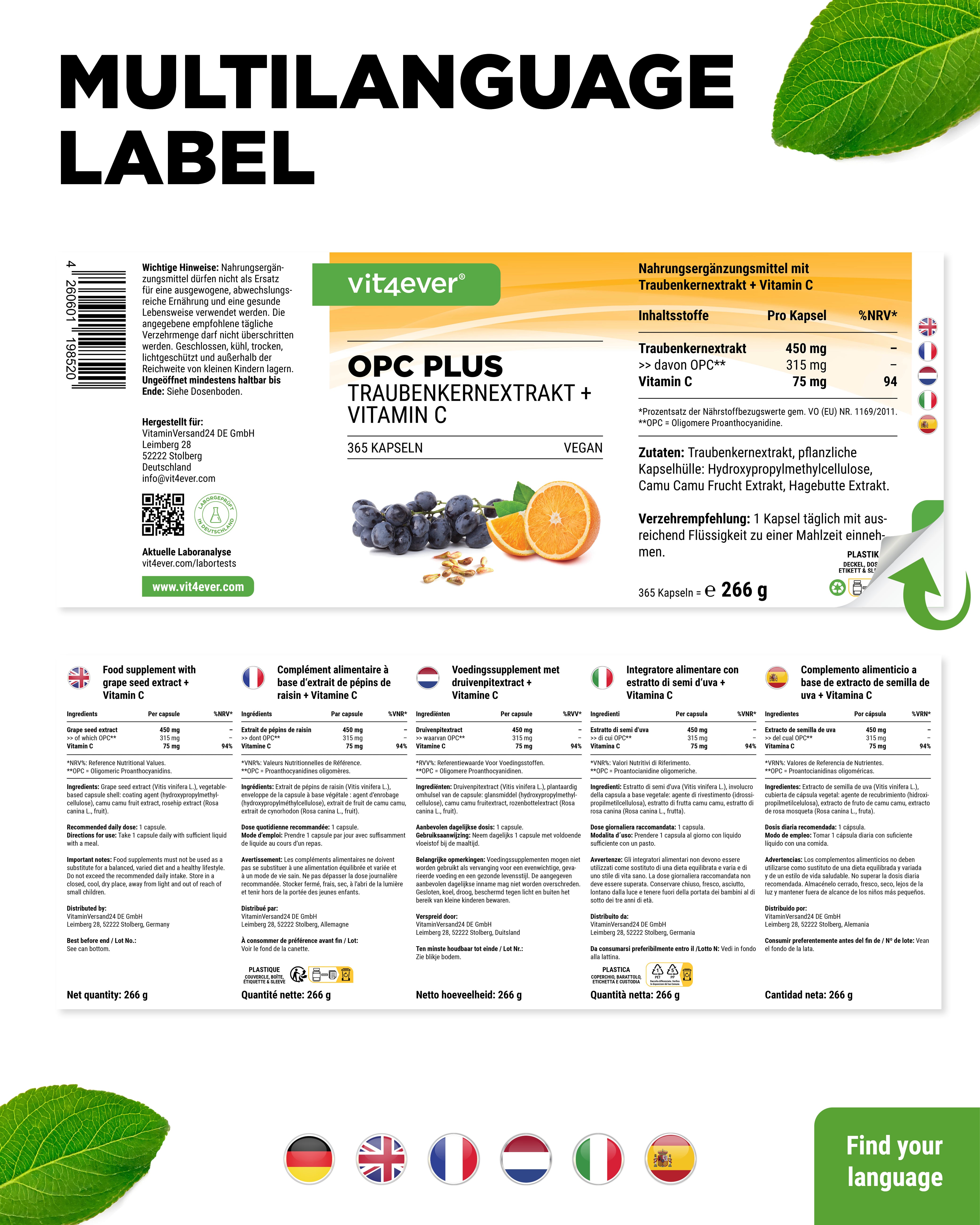 OPC mit Vitamin C