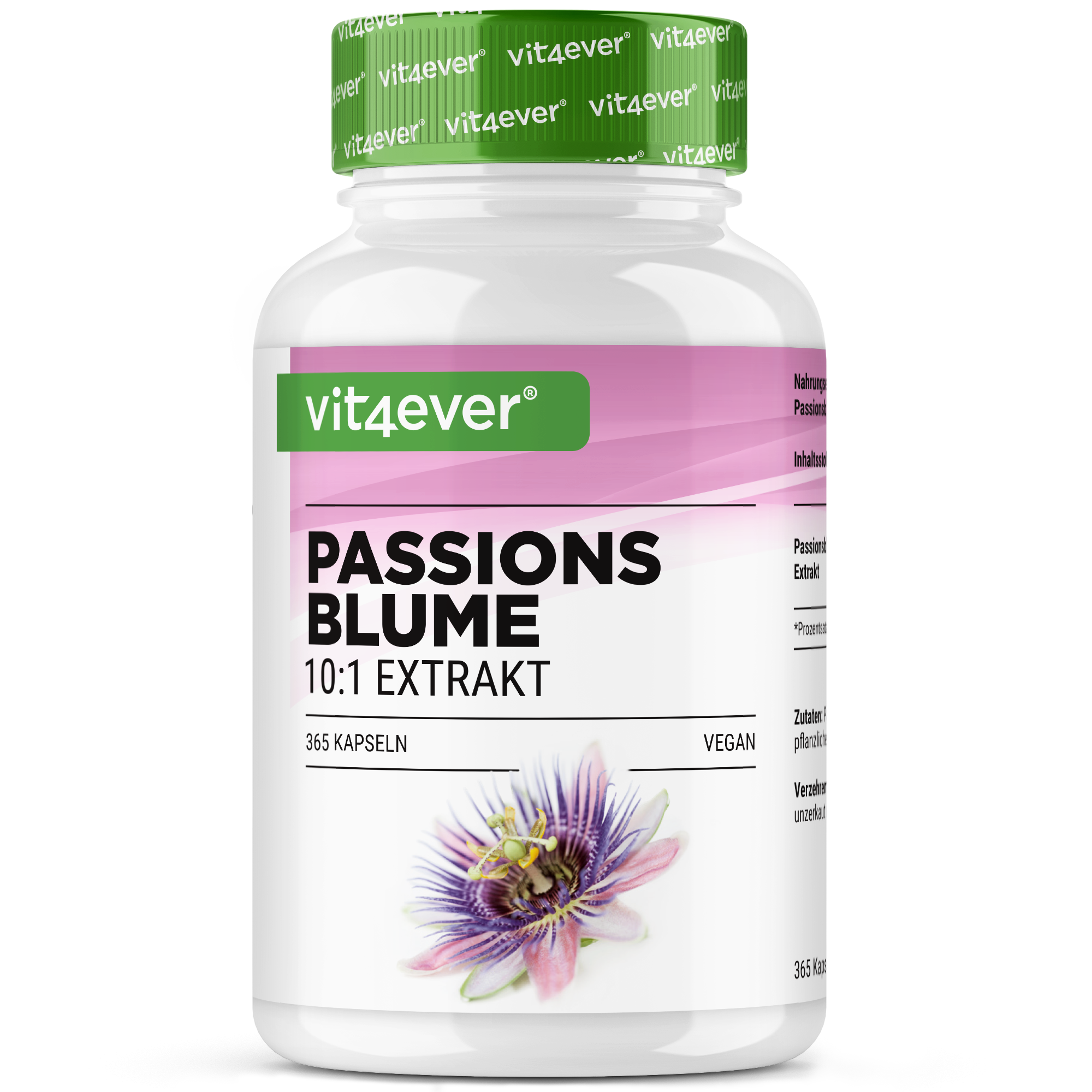 Extracto de pasiflora - 365 cápsulas