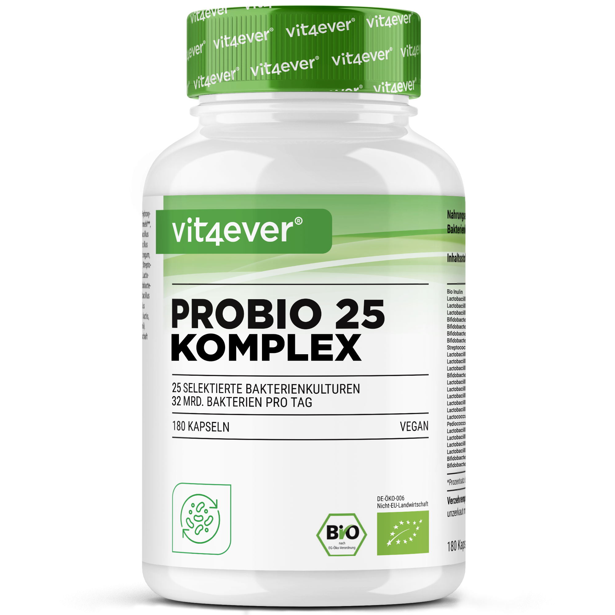Probio 25 Komplex - 180 Kapseln - 27 Milliarden Darmbakterien
