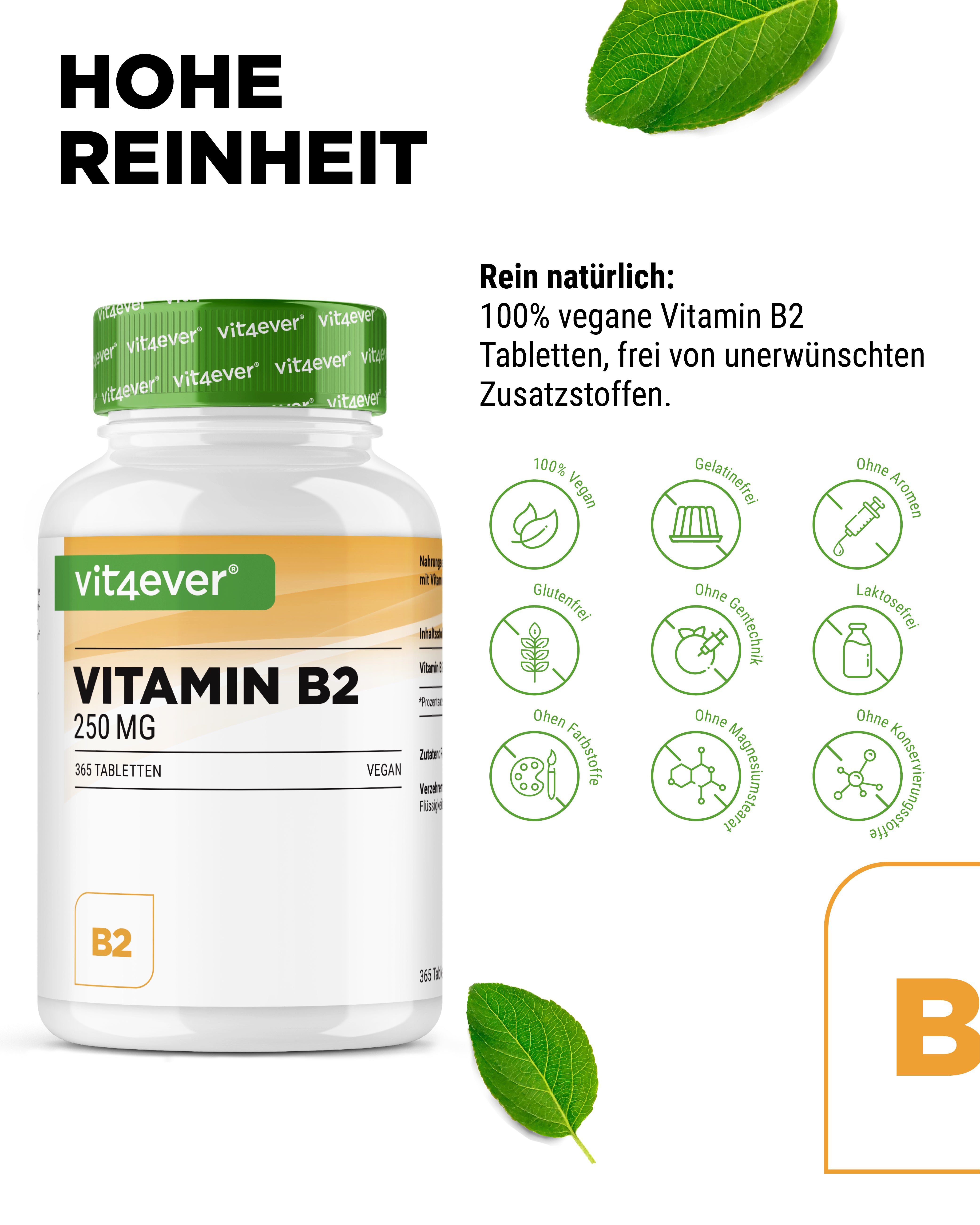 Vitamina B2 - 250 mg