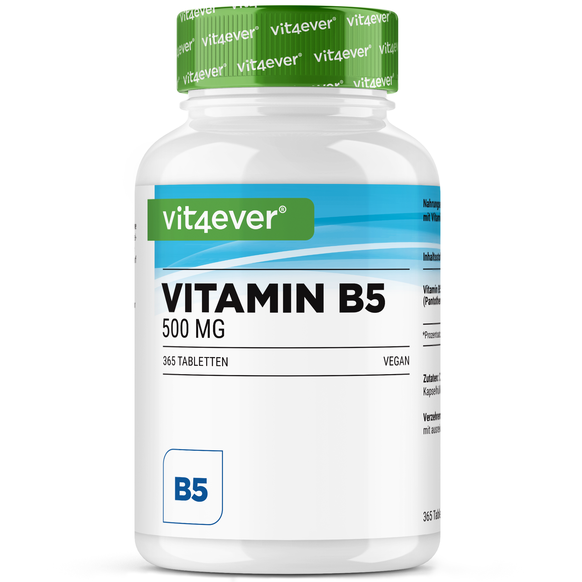 Vitamin B5 Pantothensäure 500 mg