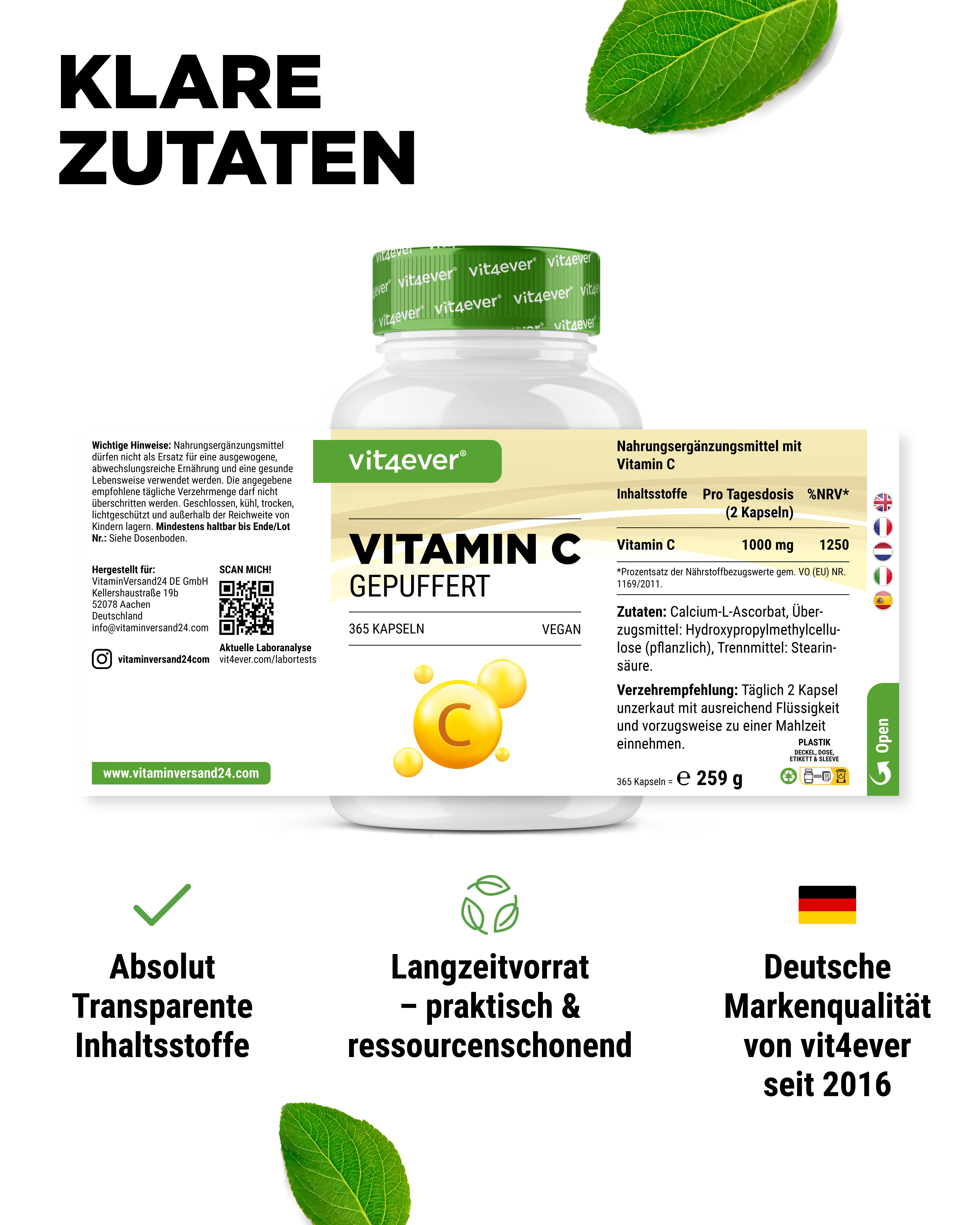 Vitamin C - Calciumascorbat