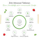 Zink Advanced - 400 Tabletten mit 25 mg - Zinkbisglycinat + L-Histidin