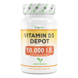 Vitamin D3 5000 I.E 500 500 Tabletten Hochdosiert Depot Laborgeprüft 