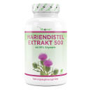 Mariendistel Extrakt 500 - 500mg  - 80% Silymarin - 180...