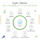 Kupfer 365 - 2 mg - Kupfergluconatt - 365 Tabletten