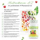 Multivitamin A-Z -Vitamine + Mineralien + Aminosäuren - 120 Tabletten