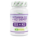 Vitamin D3 20.000 I.E. + Vitamin K2 200 mcg - 180 Tabletten