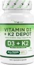 Vitamin D3 5.000 I.E. + Vitamin K2 100 mcg - 180 Tabletten