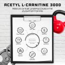 Acetyl L-Carnitin - 3000 mg Tagesdosierung - 250 Kapseln