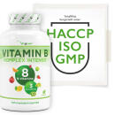 Vitamin B Komplex Intenso - alle 8 B-Vitamine + 3 Co-Faktoren - 240 Kapseln