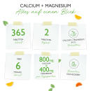 Calcium + Magnesium - 2:1 Verhältnis - 360 Tabletten