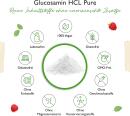 Glucosamin HCL Pure, 1000 g reines Pulver ohne Zusätze
