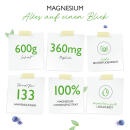 Magnesium Pure - 600 g Pulver - 100% Magnesiumcitrat