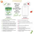 Cissus Quadrangularis Intenso - 180 Kapsel - 725 mg Extrakt - 40% Ketosterone Anteil - Laborgeprüft