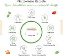 Nattokinase - 180 Kapseln mit je 100 mg (20.000 FU pro g = 2000 FU pro Kapsel)