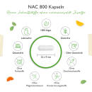 NAC - N-Acetyl L-Cystein 180 Kapseln mit je 800 mg