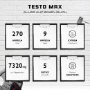 Testo MAX - 270 Kapseln - Hochdosiert mit 6780 mg pro Tag