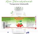 Acerola Extrakt - 1500 mg - 25% nat&uuml;rliches Vitamin C - 240 Kapseln