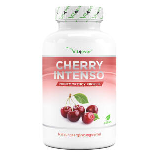 Cherry Intenso - 550 mg Extrakt -  Montmorency Sauerkirsche, 180 Kapseln