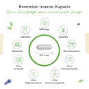 Bromelain Intenso - 750 mg (1800 F.I.P) - 120 Kapseln