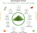 Gerstengras - 1100 g (1,1 kg) - Junges Gerstengraspulver - Herkunft Niederlande - Reich an Mineralien & Vitaminen