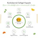 K&uuml;rbiskern&ouml;l Kapseln - 420 Kapseln - 3000 mg...
