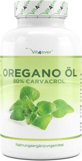 Oregano Öl - 120 Kapseln mit 150 mg - 80% Carvacrol