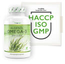 Algen&ouml;l Omega-3 90 Kapseln - 1500 mg pro Tagesportion - 100% pflanzliches &amp; veganes &Ouml;l aus Algen