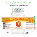 Vitamin A - 10.000 I.E. (3000 µg) - 240 Tabletten - Retinylacetat