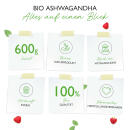 Bio Ashwagandha Pulver - 600 g