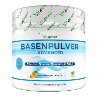 Basenpulver Advanced - 360 g (72 Tagesportionen) - 100% organischen Basen auf Citratbasis