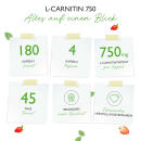 L-Carnitin - 180 vegane Kapseln, 100% L-Carnitin Tartrat...