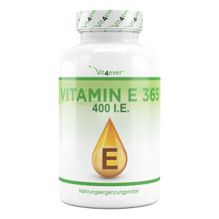 MHD 05/24 Vitamin E 400 I.E. - 365 Softgel Kapseln