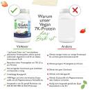 Vegan 7K Protein - 1kg - Rein pflanzlich - Vanille-Johannisbeere