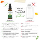 Vitamin K2 Tropfen 50ml, 1700 Tropfen