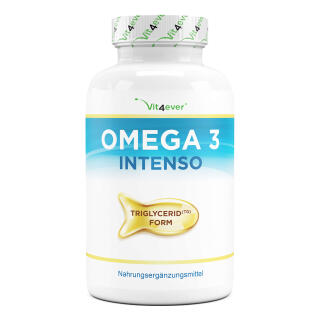 Omega 3 Intenso Fischöl - 365 Softgel-Kapseln