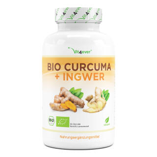 Bio Curcuma & Ingwer - 240 Kapseln