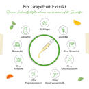 Bio Grapefruitextrakt - 3000 Tropfen, 100ml