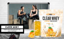 Clear Whey Protein - Tasty Orange, 900 g