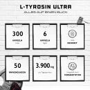 MHD 04/24 L-Tyrosin Ultra - 300 Kapseln - 3900 mg pro Tagesportion - 50 Portionen